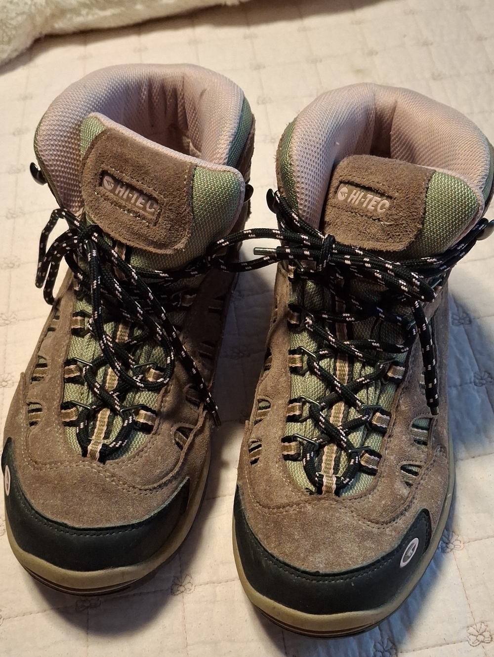 Hi-Tec  Women's Tan And Pin Hiking Boots